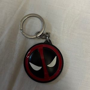 Spinning deadpool keychain